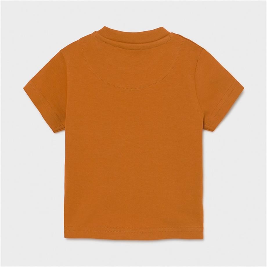 Mayoral Erkek Bebek Kahverengi Zebra Baskılı T-Shirt
