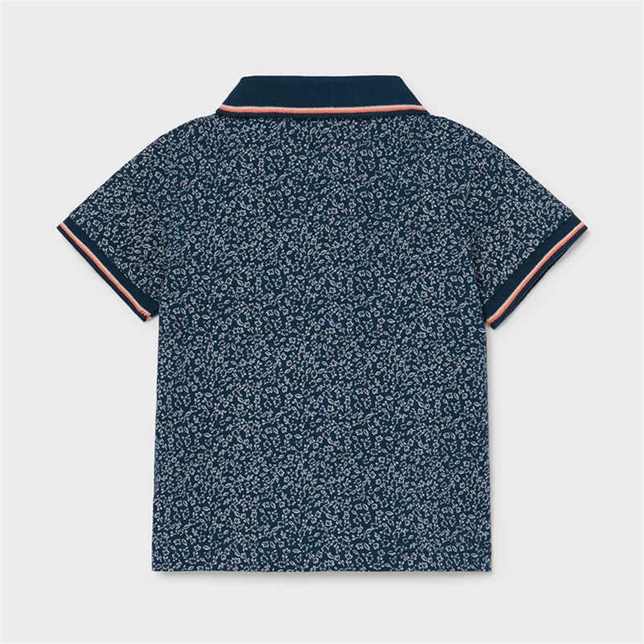 Mayoral Erkek Bebek Mavi Polo Yaka T-Shirt