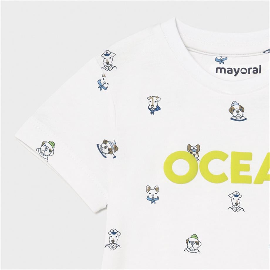 Mayoral Erkek Bebek Ocean Baskılı T-Shirt