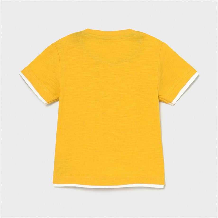 Mayoral Erkek Bebek Sarı Kaplan Baskılı T-Shirt