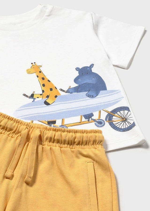 Mayoral Erkek Bebek Şort Tshirt