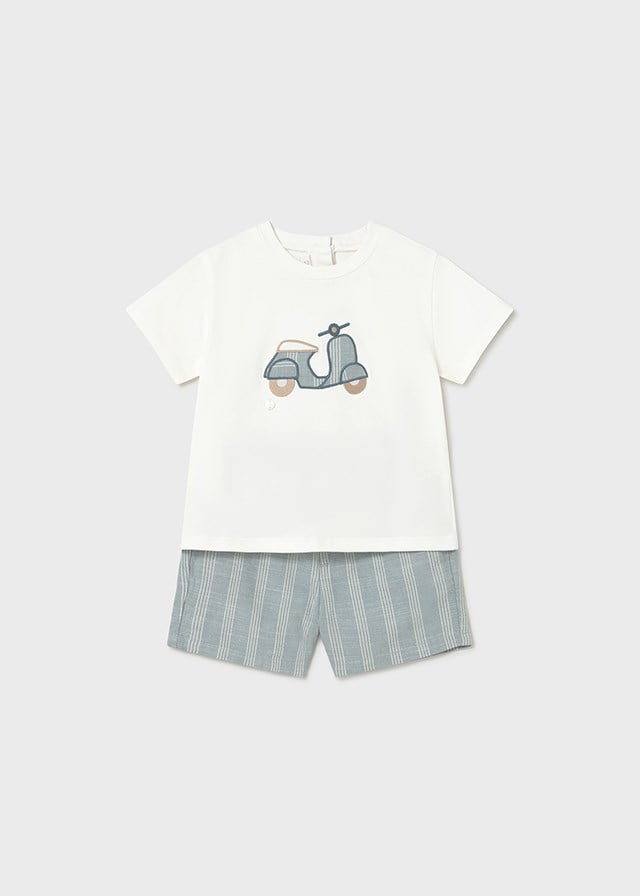 Mayoral Erkek Bebek Şort Tshirt
