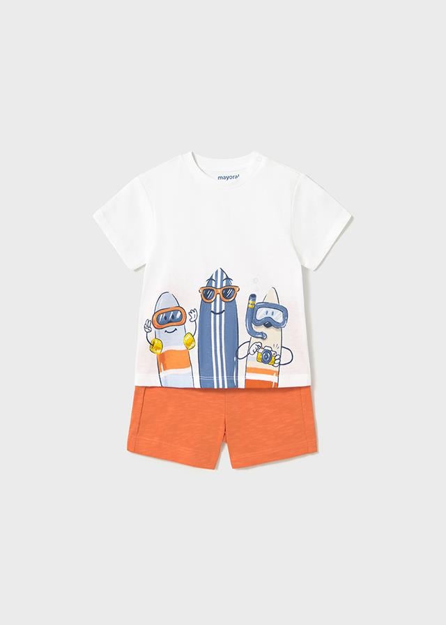 Mayoral Erkek Bebek Şort Tshirt Set