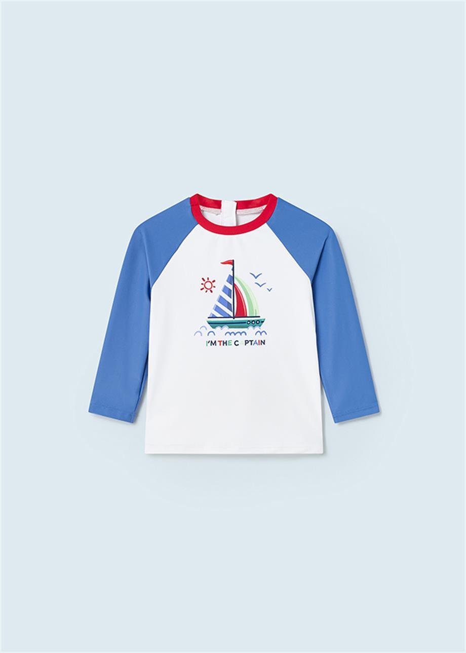 Mayoral Erkek Bebek Ultraviole Deniz T-Shirt