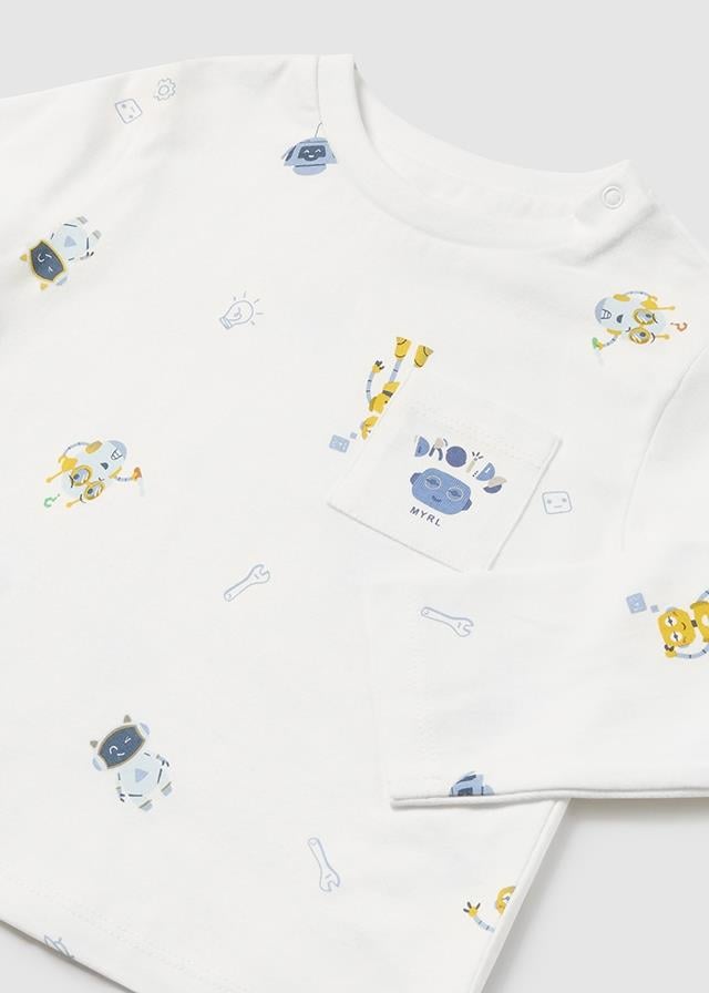 Mayoral Erkek Bebek Uzun Kol Tshirt
