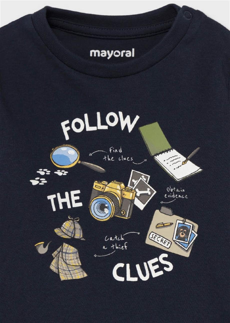 Mayoral Erkek Bebek Uzun Kollu 2'li Müfettiş T-Shirt Set