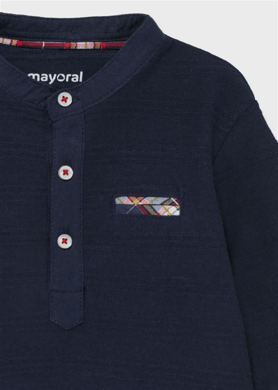 Mayoral Erkek Bebek Uzun Kollu Cep Detaylı T-Shirt
