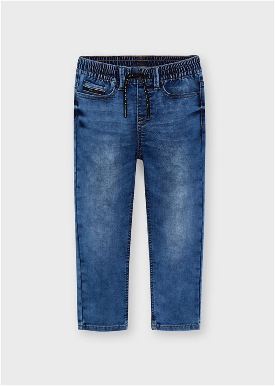 Mayoral Erkek Çocuk Beli Lastikli Denim Pantolon