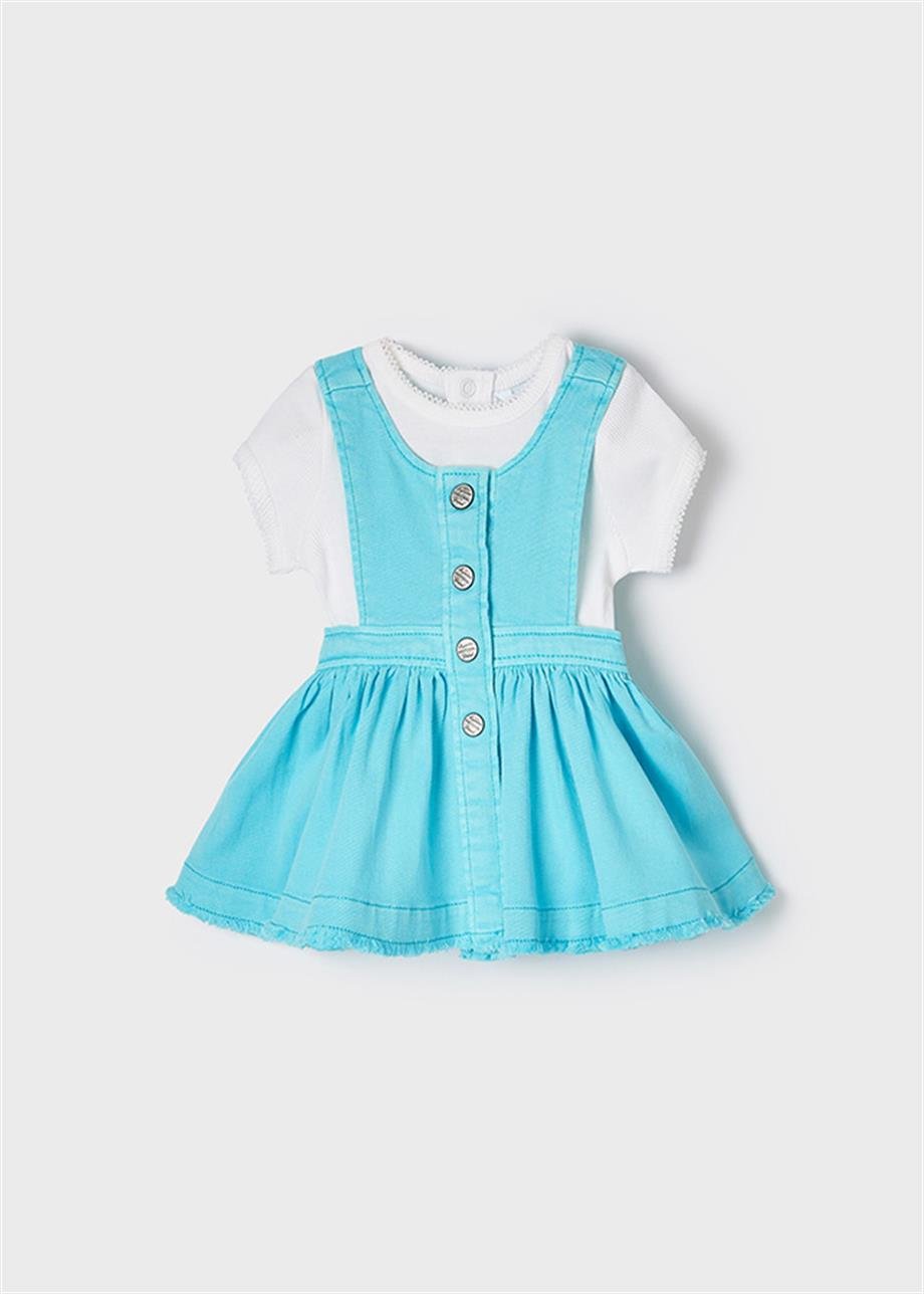 Mayoral Kız Bebek Elbise T-shirt Set