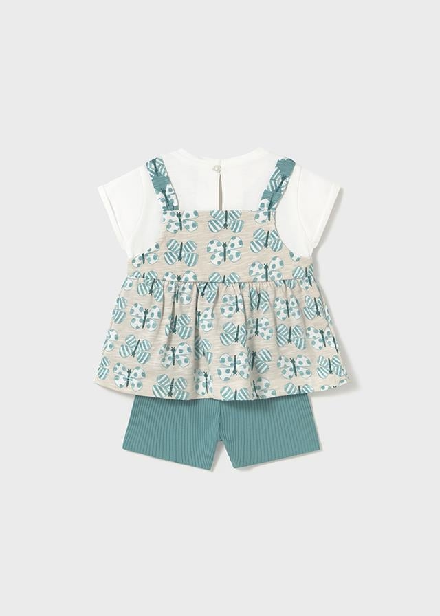 Mayoral Kız Bebek Şort Tshirt Set