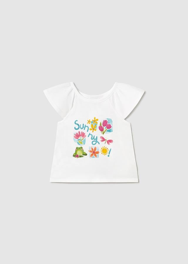Mayoral Kız Bebek Şort Tshirt Set