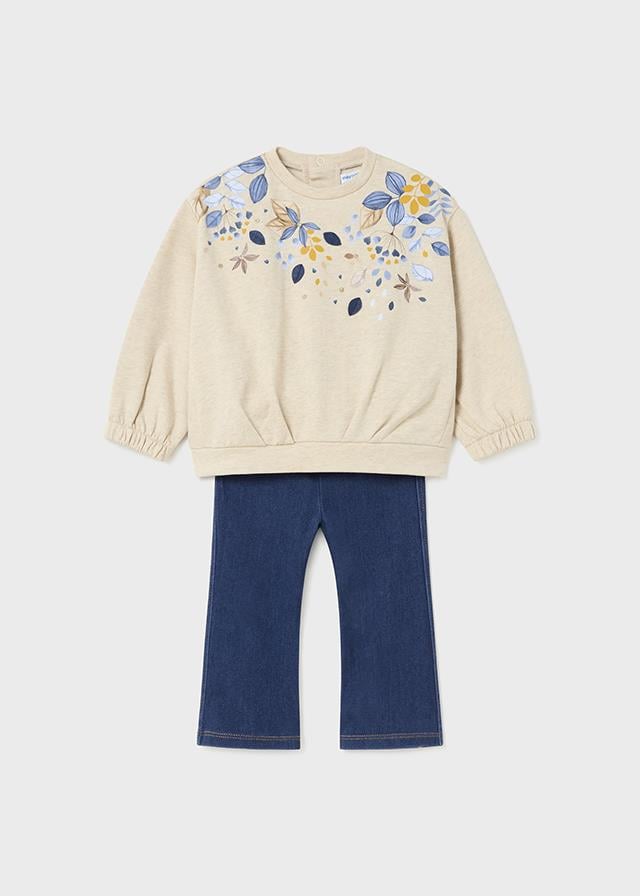Mayoral Kız Bebek Tayt Sweatshirt Set