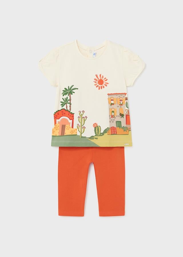 Mayoral Kız Bebek Tayt Tshirt Set