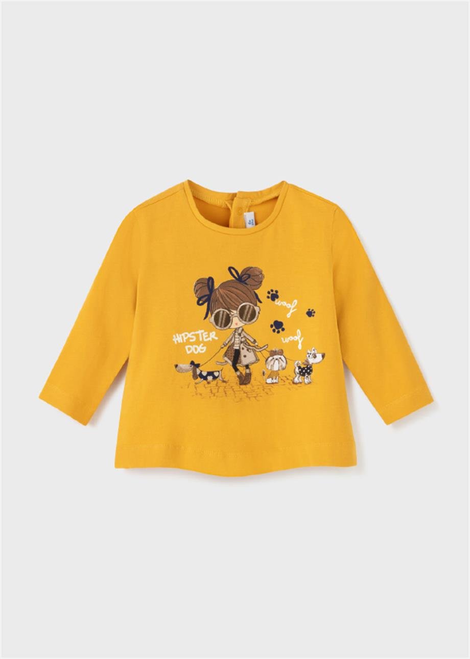 Mayoral Kız Bebek Uzun Kollu T-Shirt
