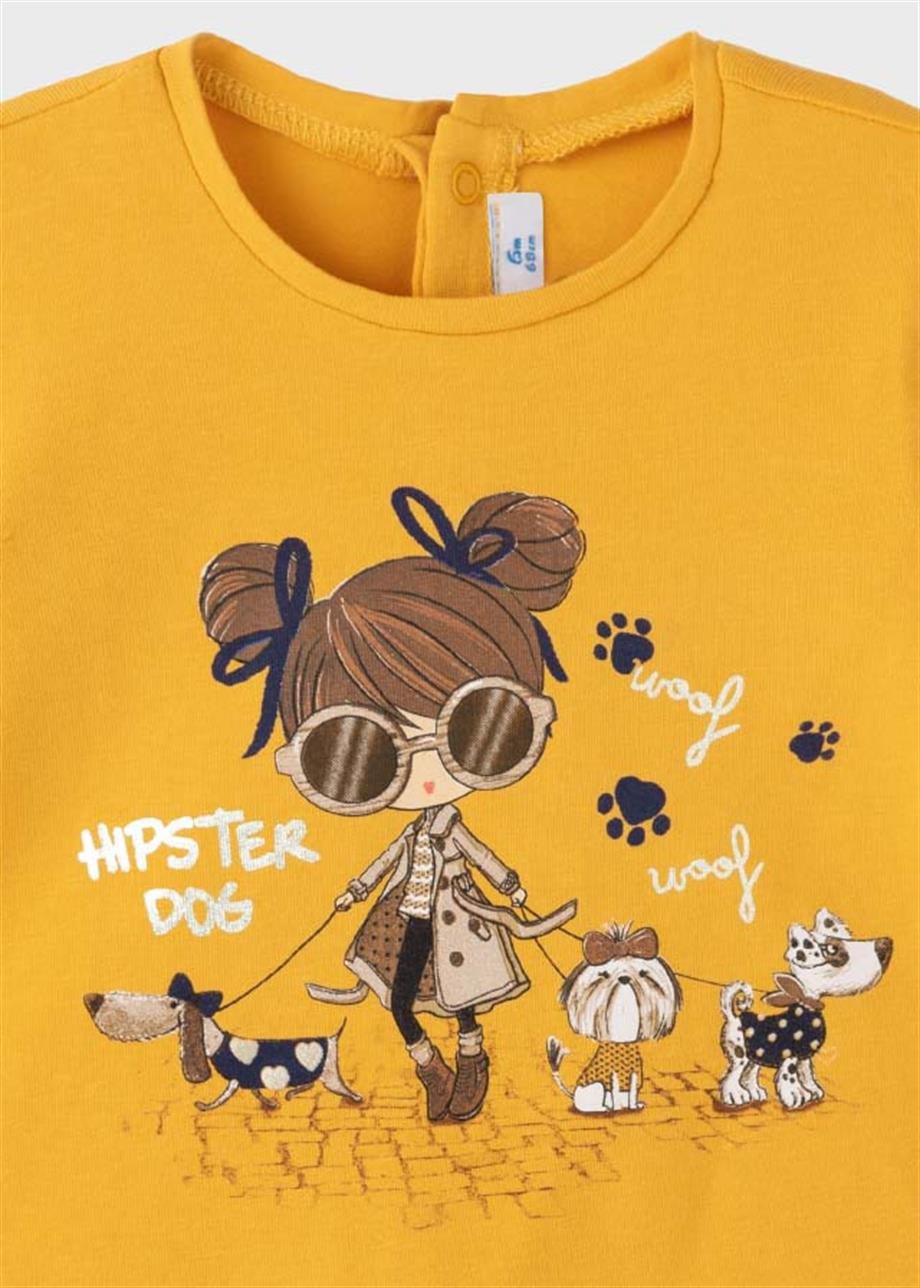 Mayoral Kız Bebek Uzun Kollu T-Shirt