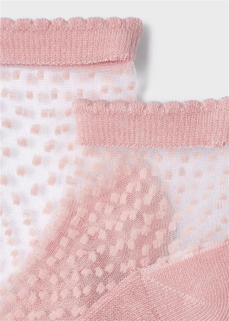 Mayoral Kız Çocuk Dantelli Çorap