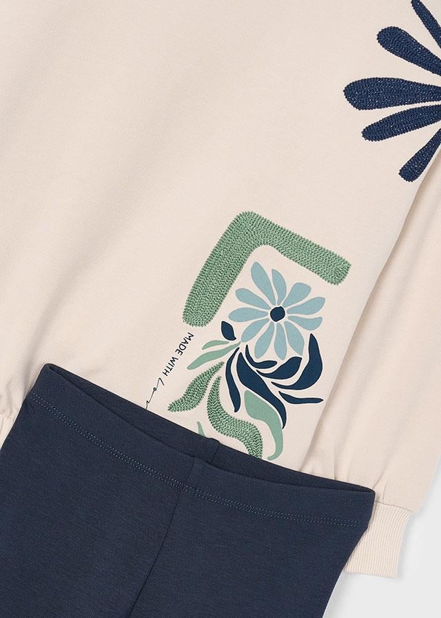 Mayoral Kız Çocuk Tayt Sweatshirt Takım