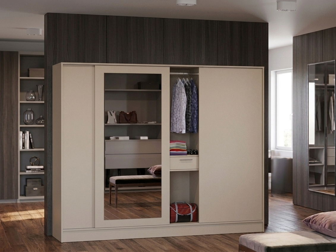 ADANA 240x300 SLIDING DOOR WARDROBE +LIFT