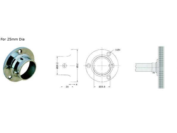 ALIMINIUM WARDROBE HANGER PIPE