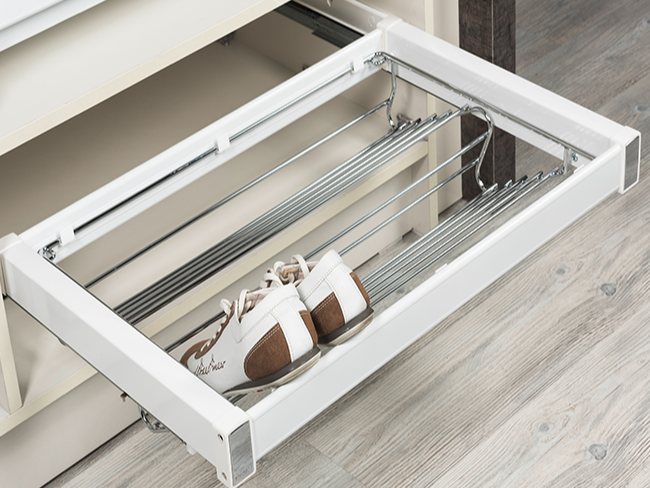 ALUMINUM SHOE DRAWER & SIDE COVER