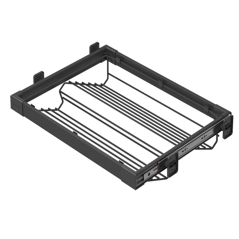 ALUMINUM SHOE HOLDER WITH TELESCOPIC RAIL 80CM S-6263A