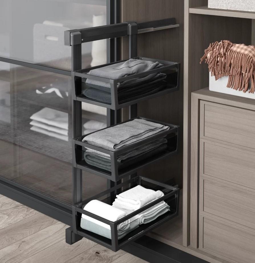 ALUMINUM TRIPLE BOX DRAWER SET