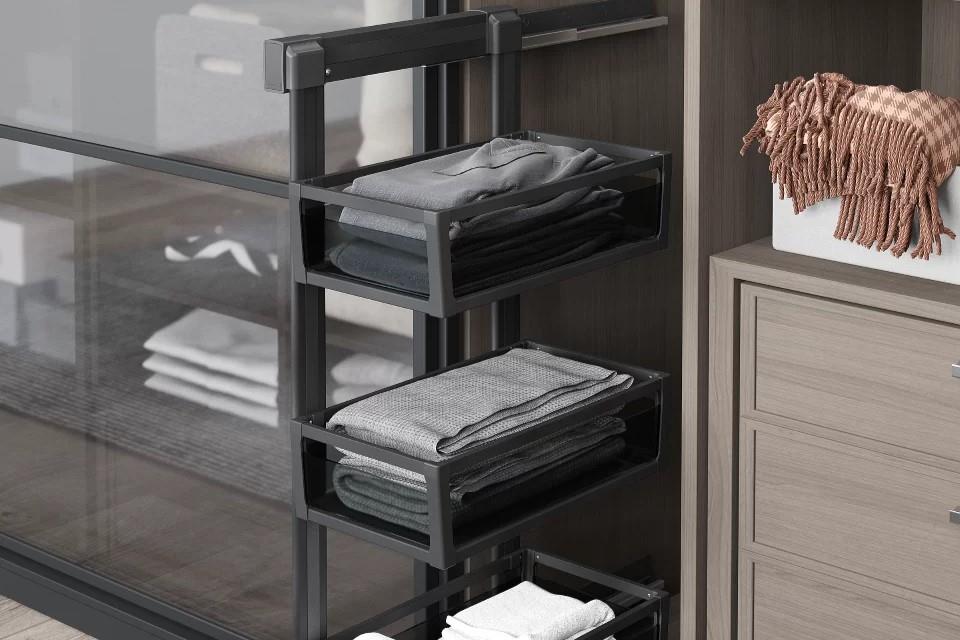 ALUMINUM TRIPLE BOX DRAWER SET