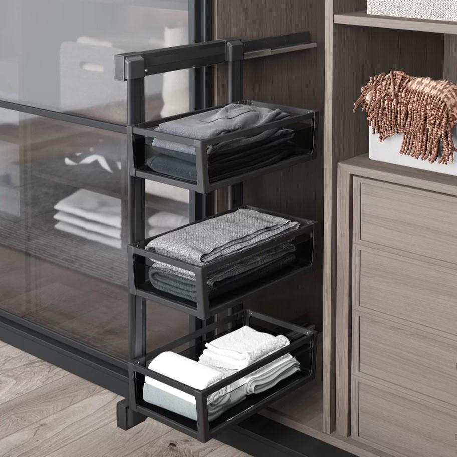 ALUMINUM TRIPLE BOX DRAWER SET