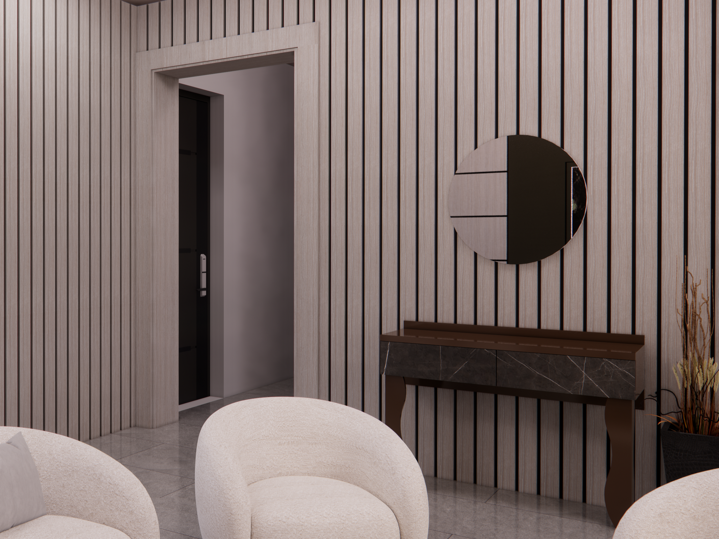 ALYA CONSOLE TABLE & MIRROR