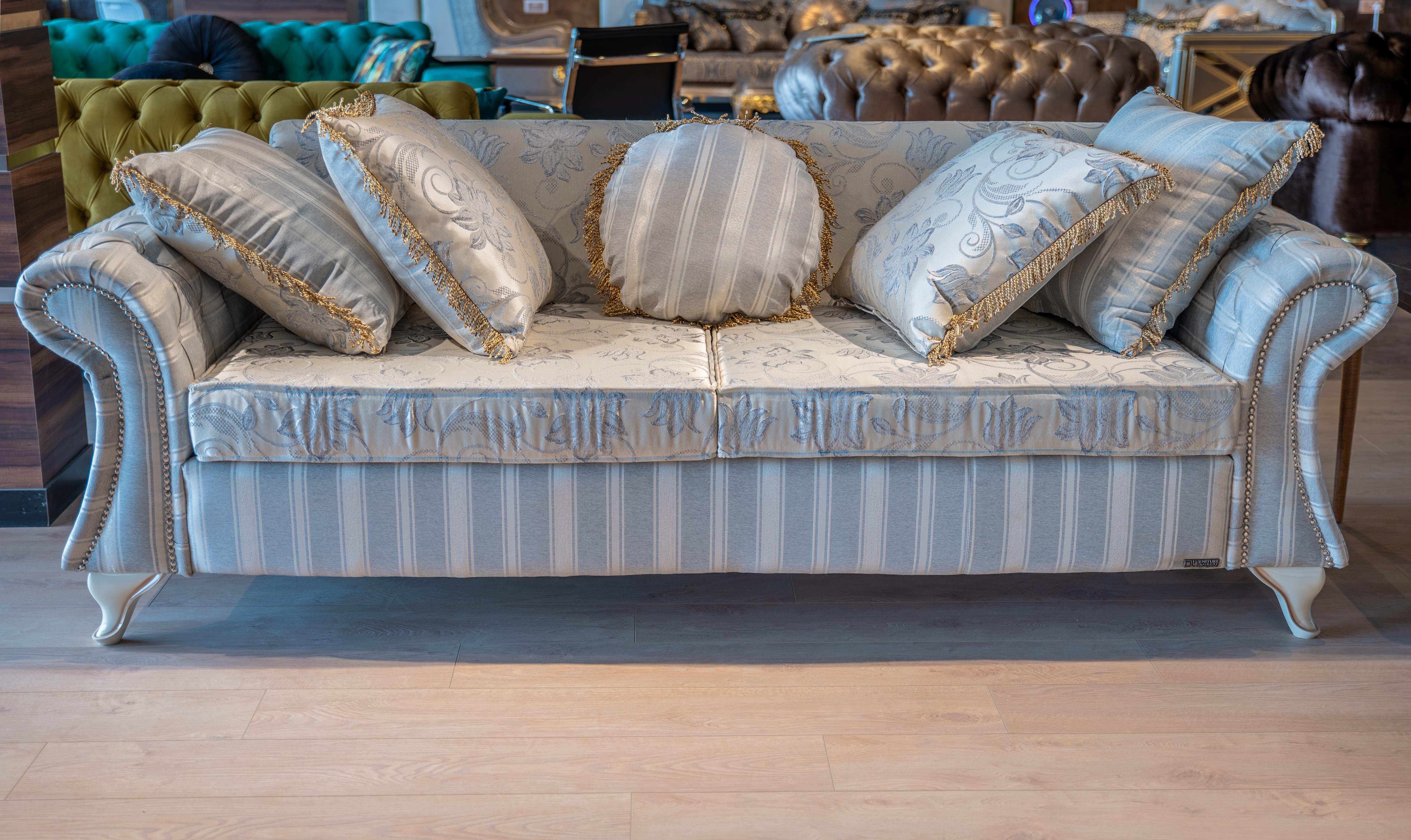 ANKARA COUNTRY TWO SEATER SOFA - DRAPP/NUBUCK