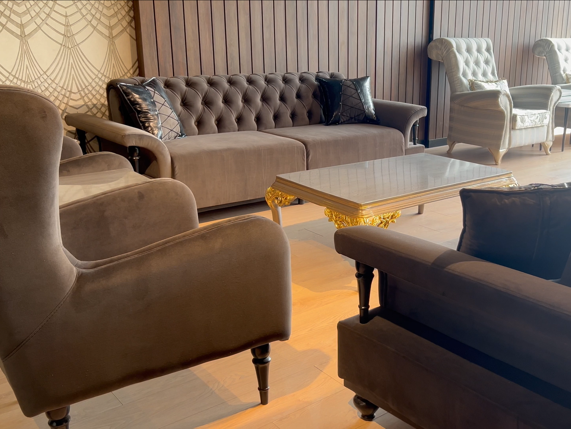 ANTIC PARIS THREE SEATER SOFA