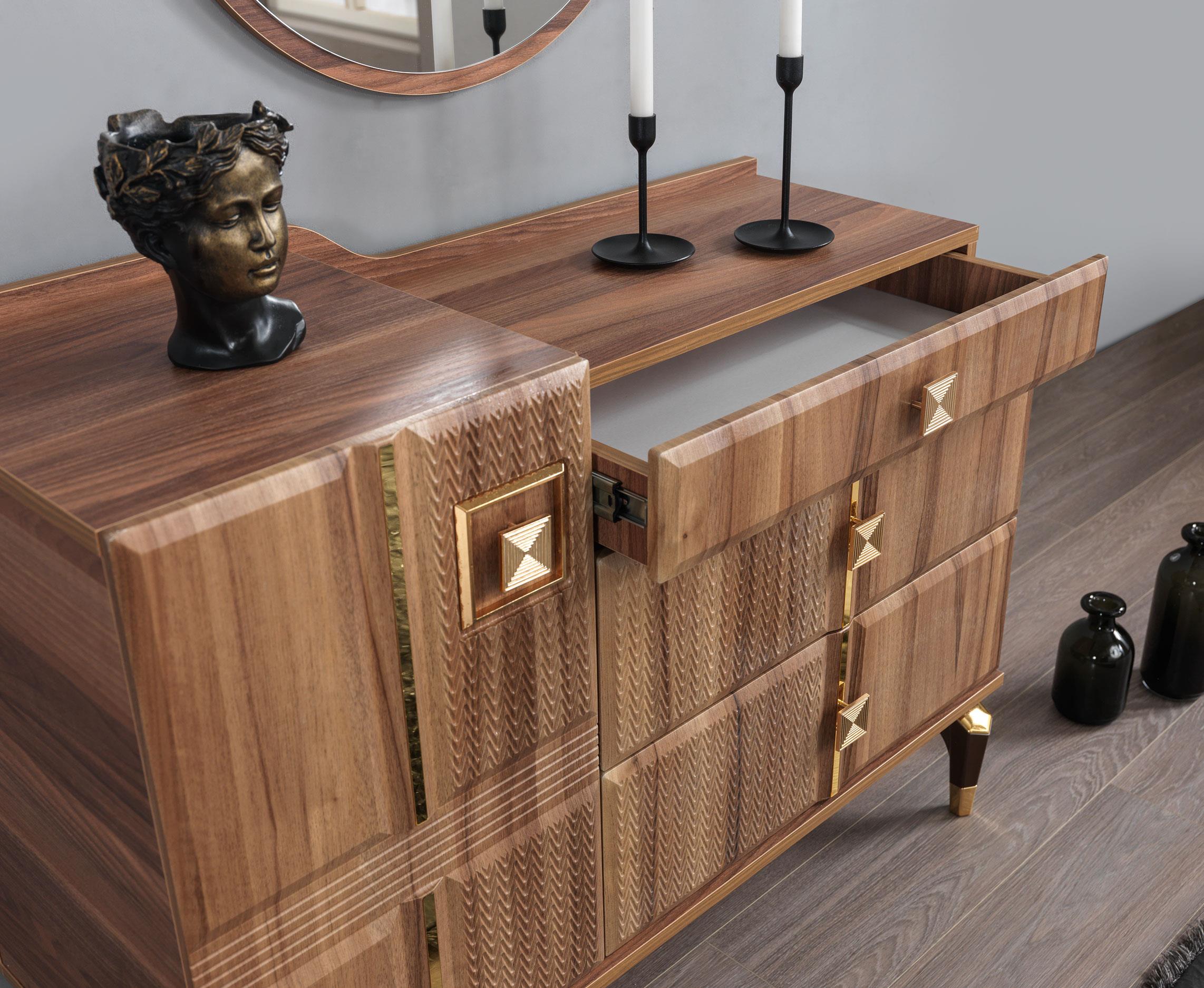 AVANOS BEDROOM SET & WARDORBE