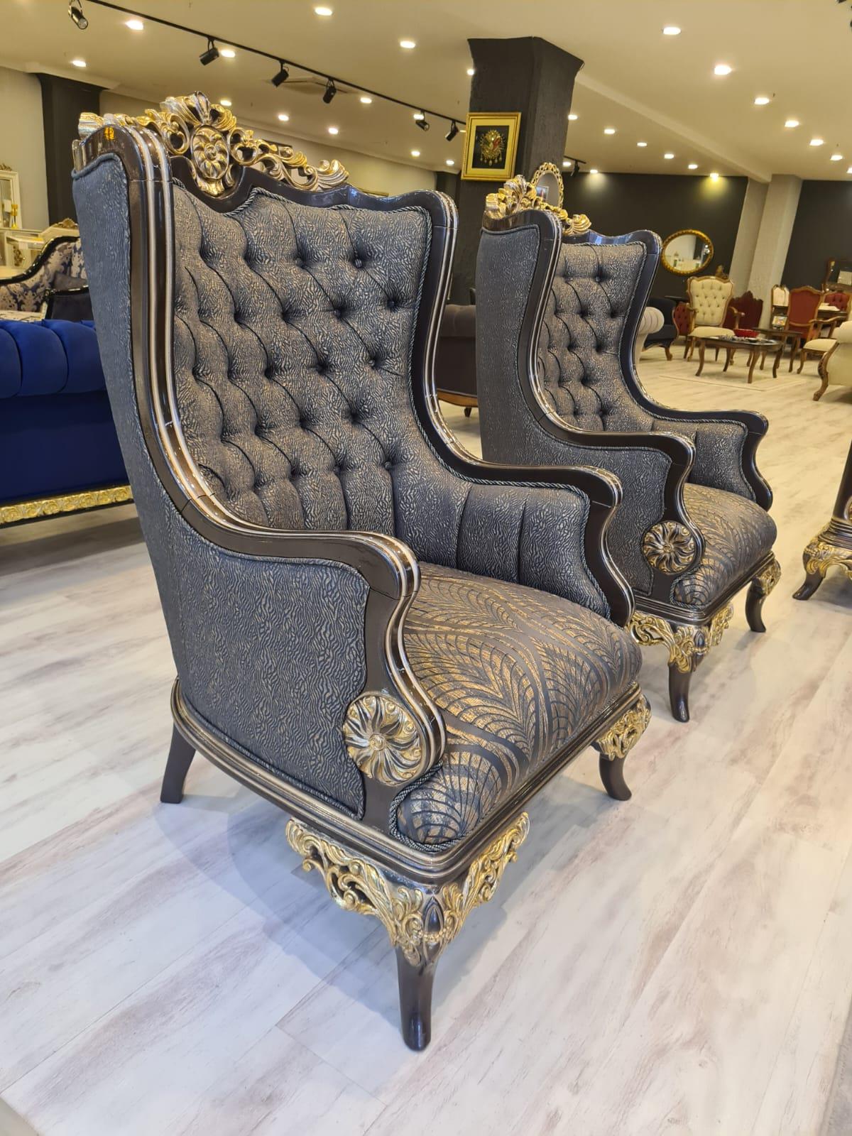 AYASOFYA SOFA SET & CENTER TABLE - SIDE STOOLS