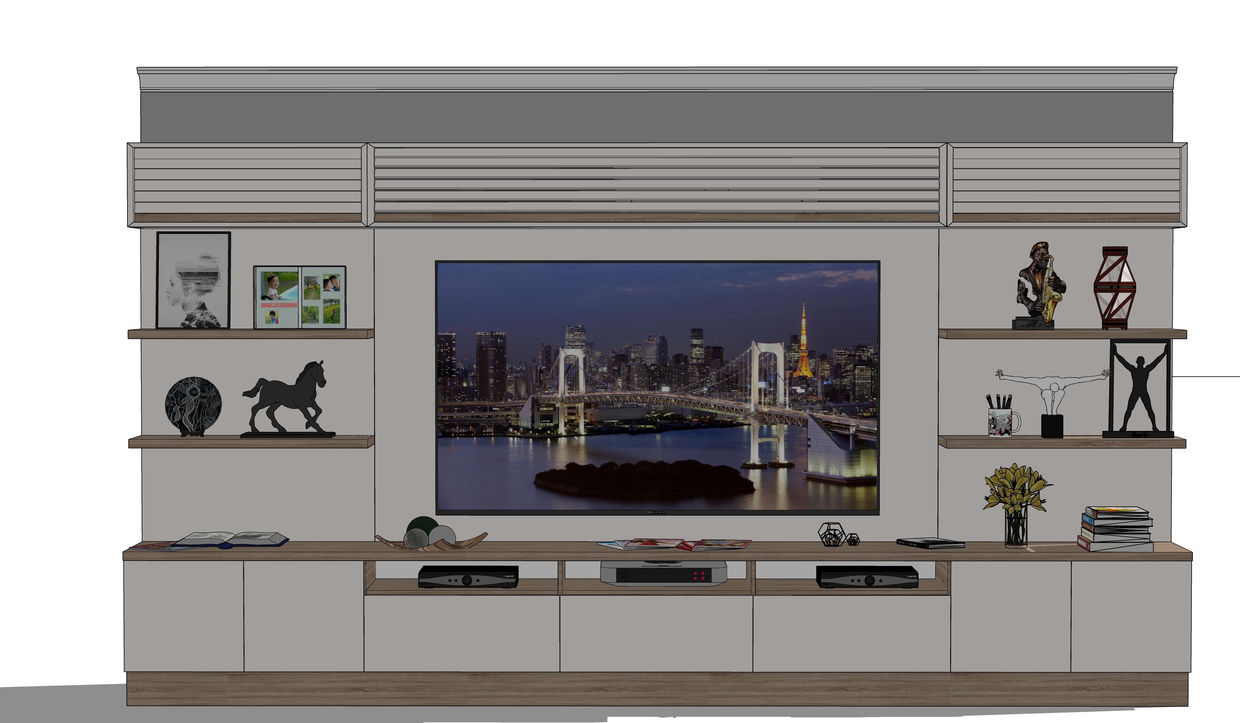 BARAKAT 450 TV WALL UNIT