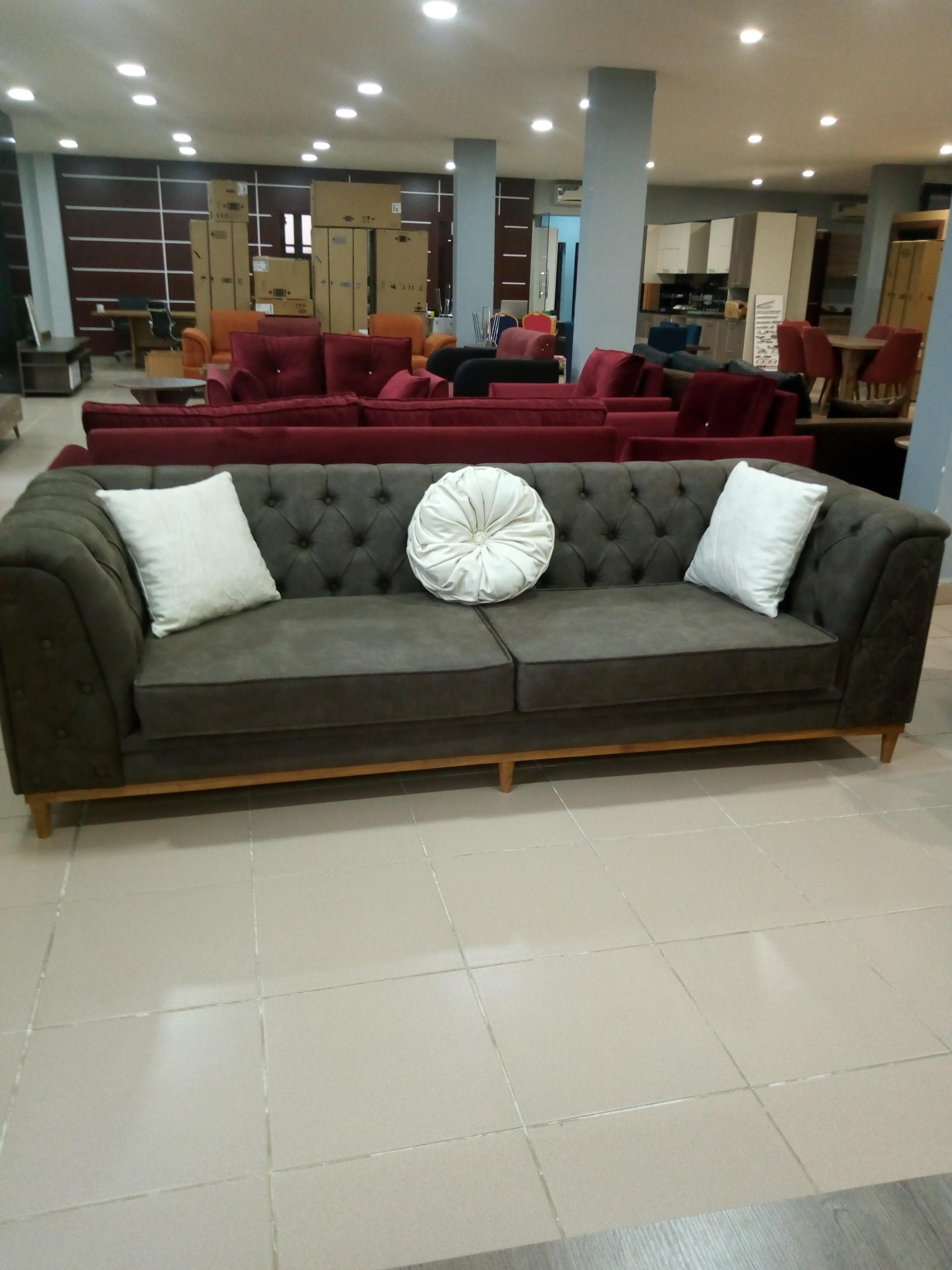 BIMTA CHESTER THREE SEATER SOFA - DRAPP/NUBUCK