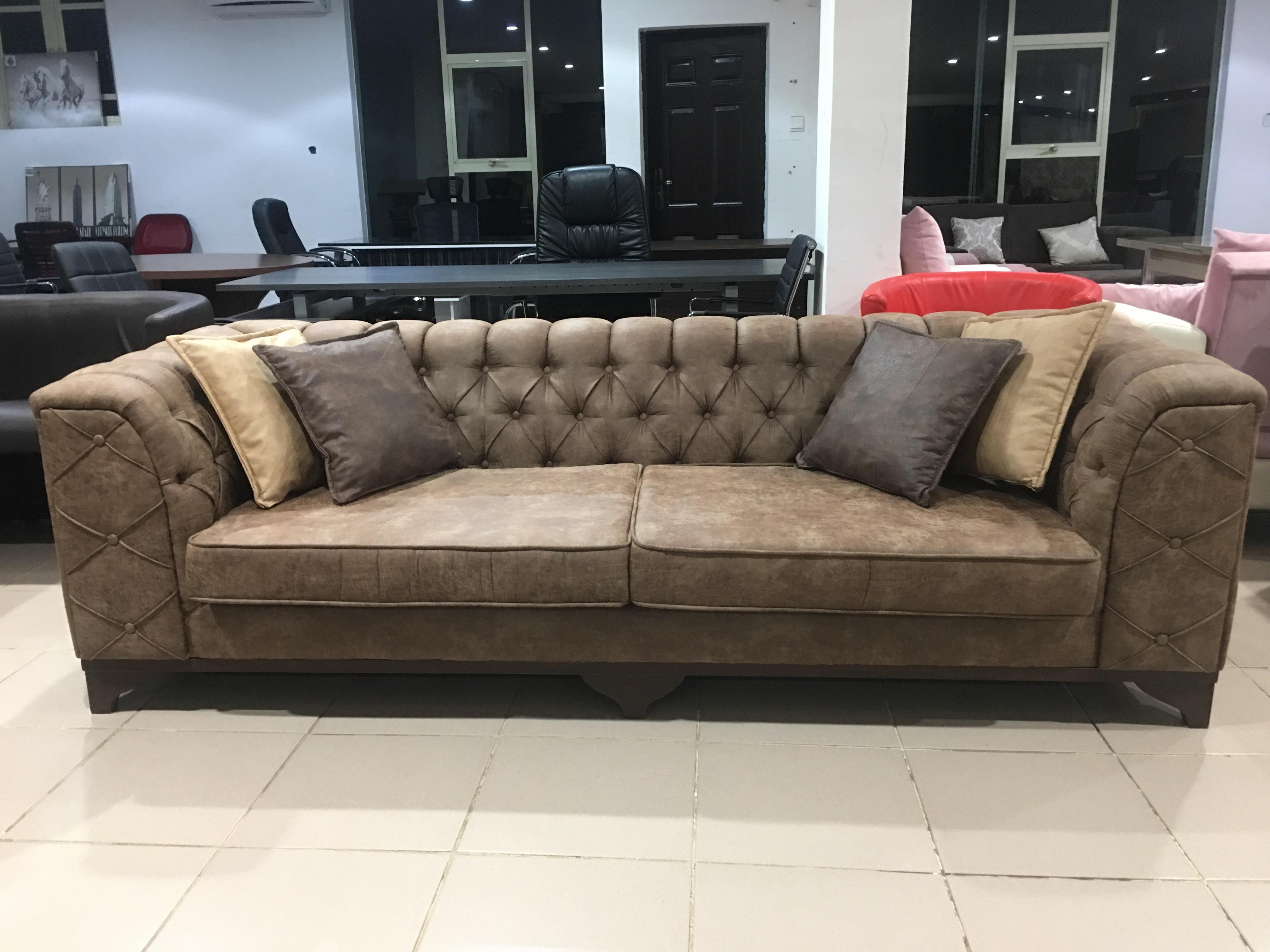 BIMTA CHESTER THREE SEATER SOFA - DRAPP/NUBUCK