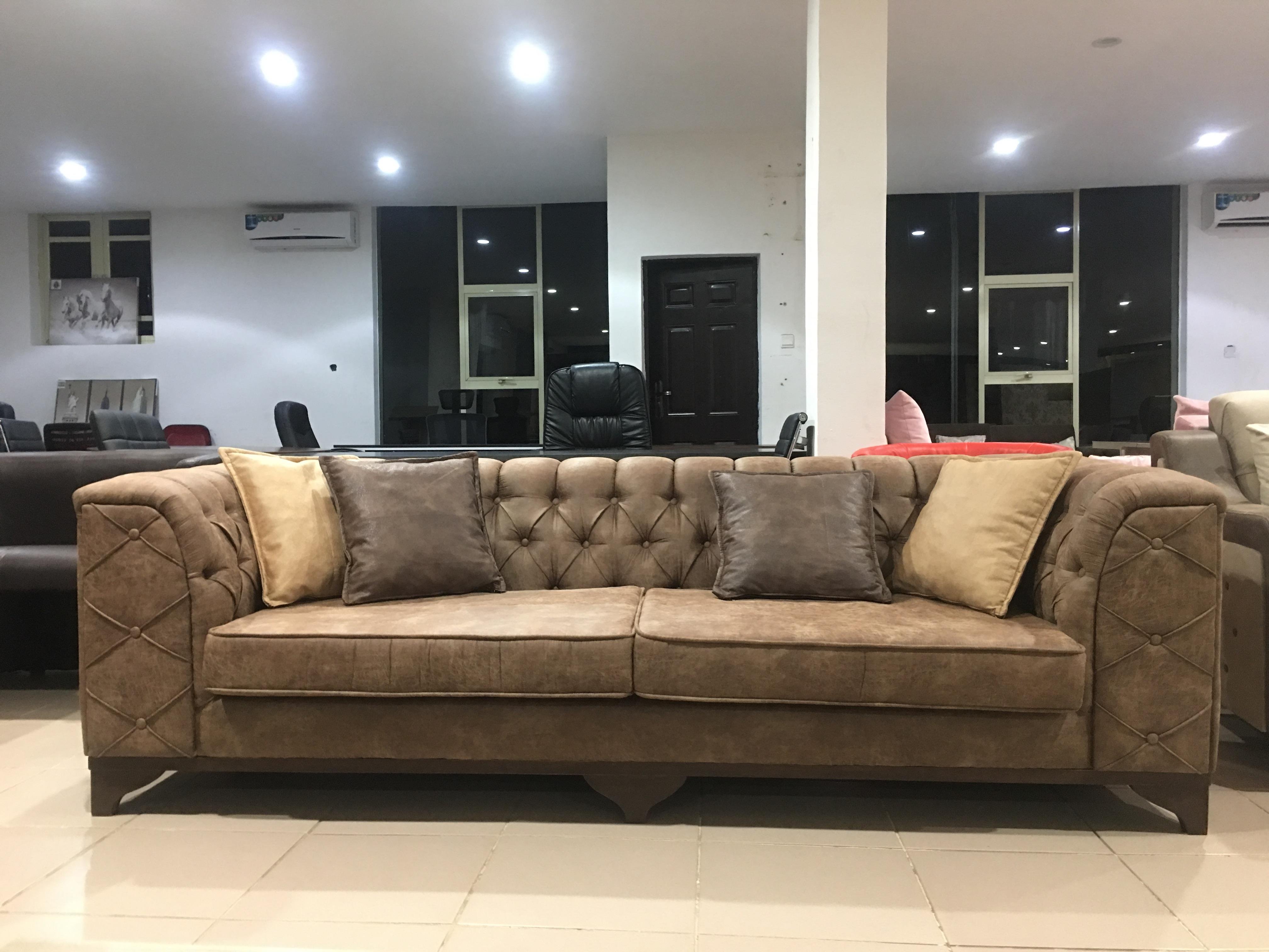 BIMTA CHESTER THREE SEATER SOFA - DRAPP/NUBUCK