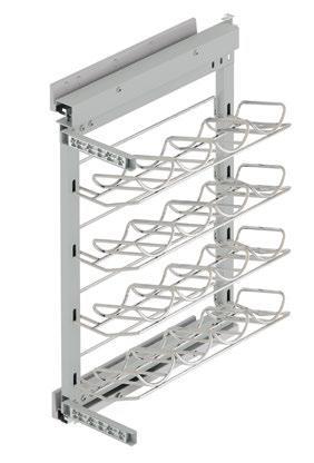 BOTTLE UNIT CHROME D:40