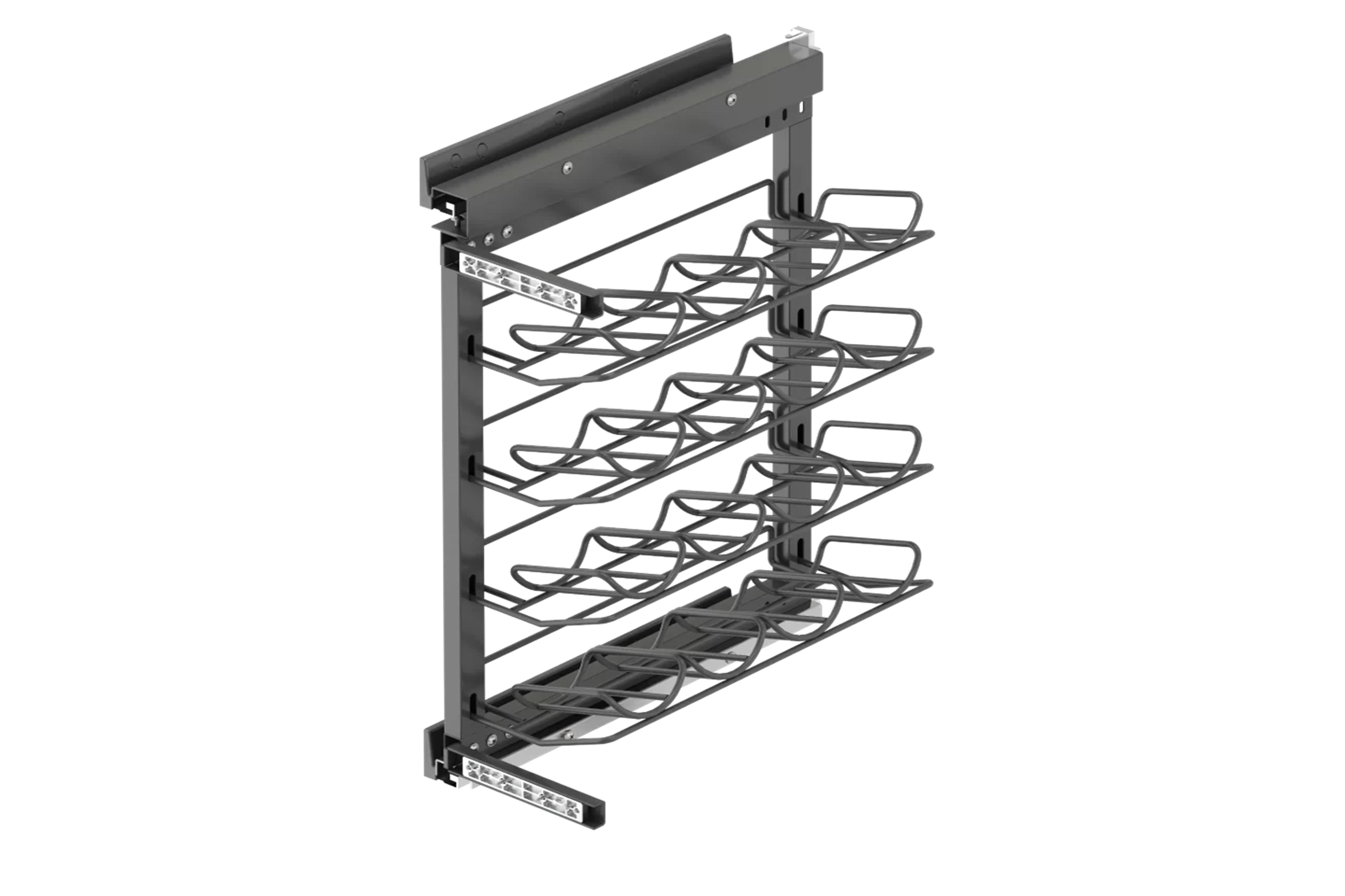 BOTTLE UNIT & SIDE UNDERMOUNT TANDEM RAIL DOOR SIZE 40 CM