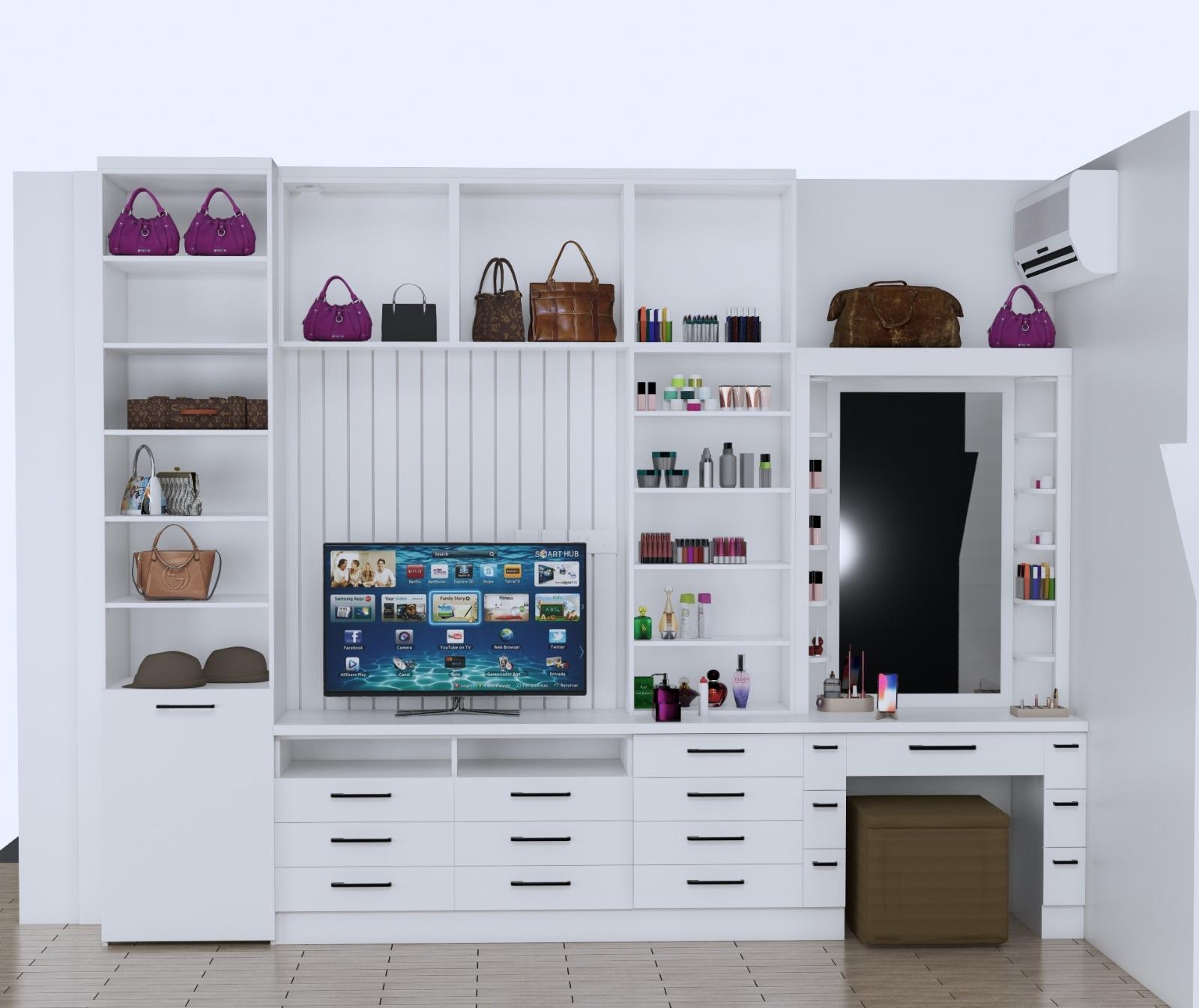 CIAO 360 REFRIGERATOR & TV STAND MAKE-UP TABLE
