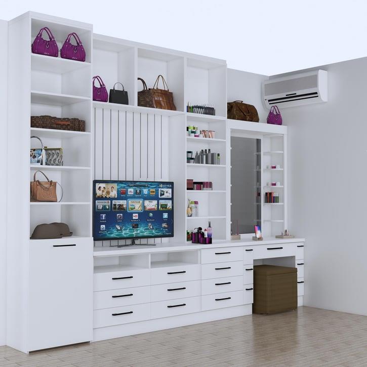 CIAO 360 REFRIGERATOR & TV STAND MAKE-UP TABLE