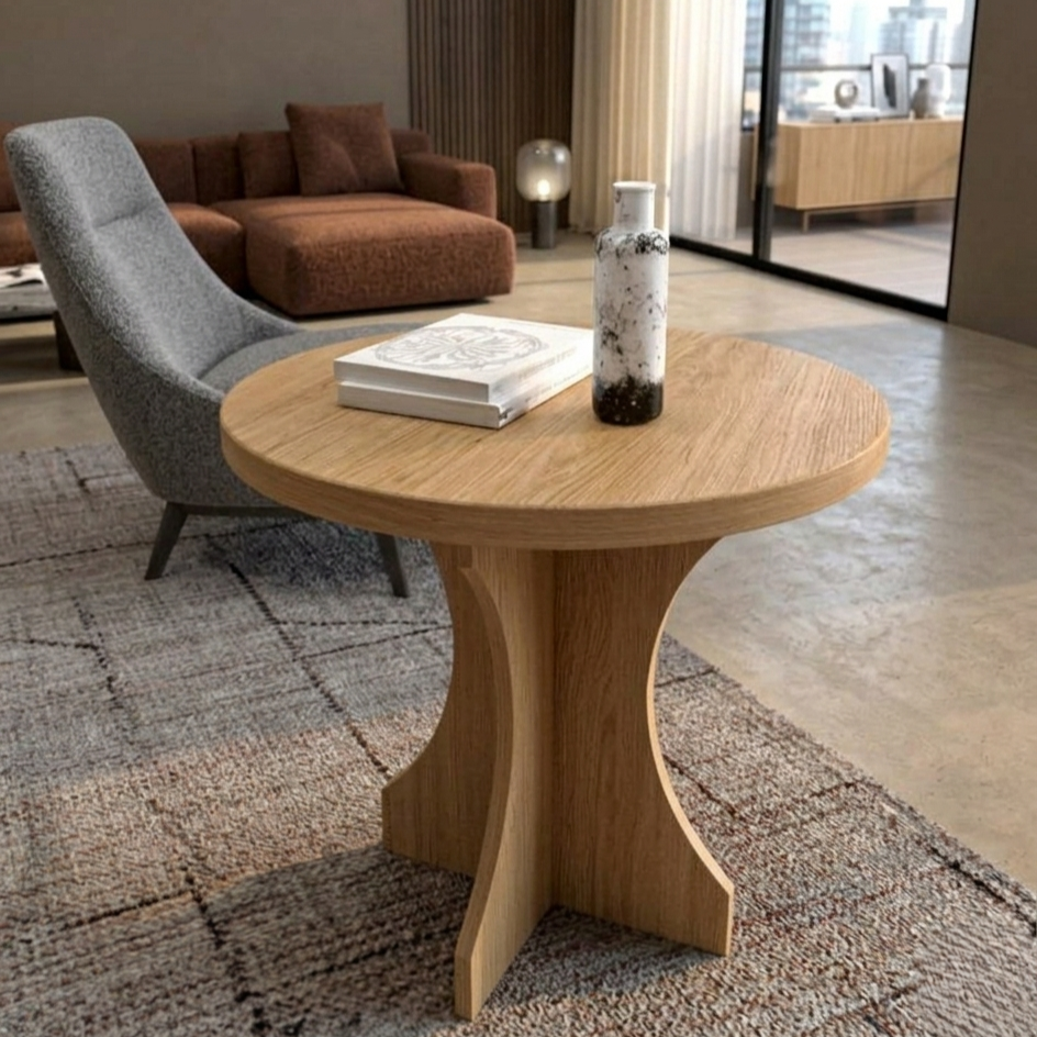CIRCLE D COFFEE TABLE 60x60x65 
