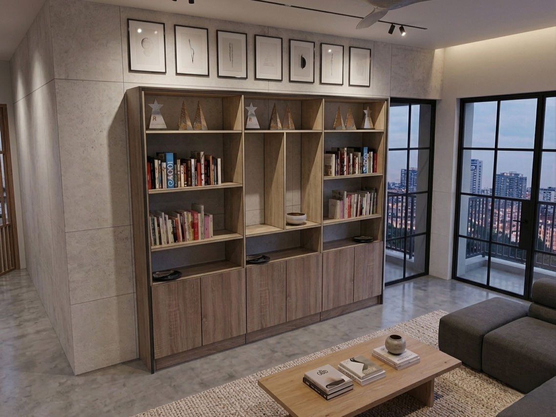 CLEMENT BOOKSHELF & LIBRARY 270x240