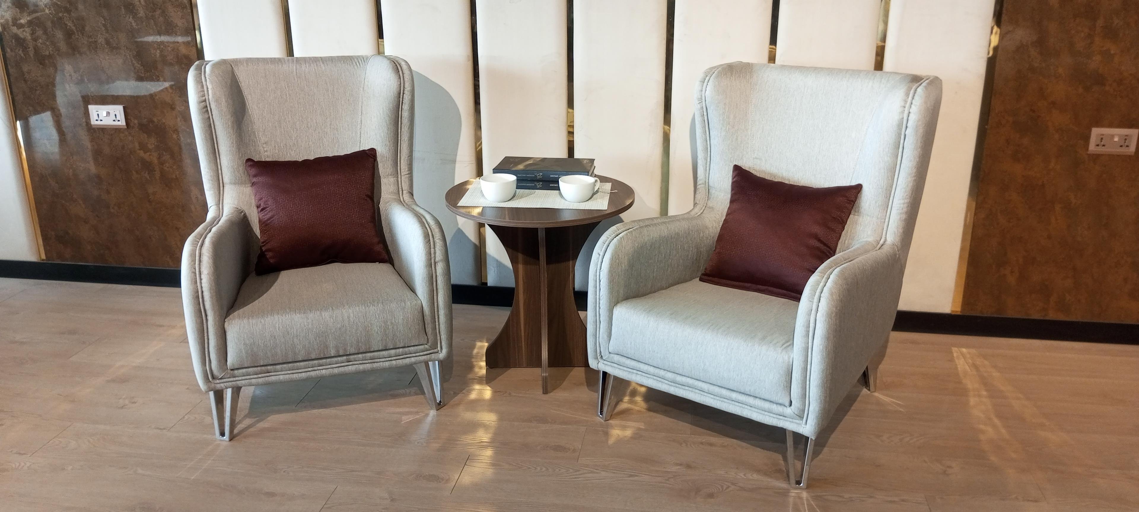 COSMOS SOFA SET - DRAPP/NUBUCK