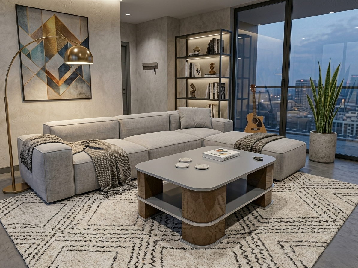 DAZZO 100x90 CENTER TABLE