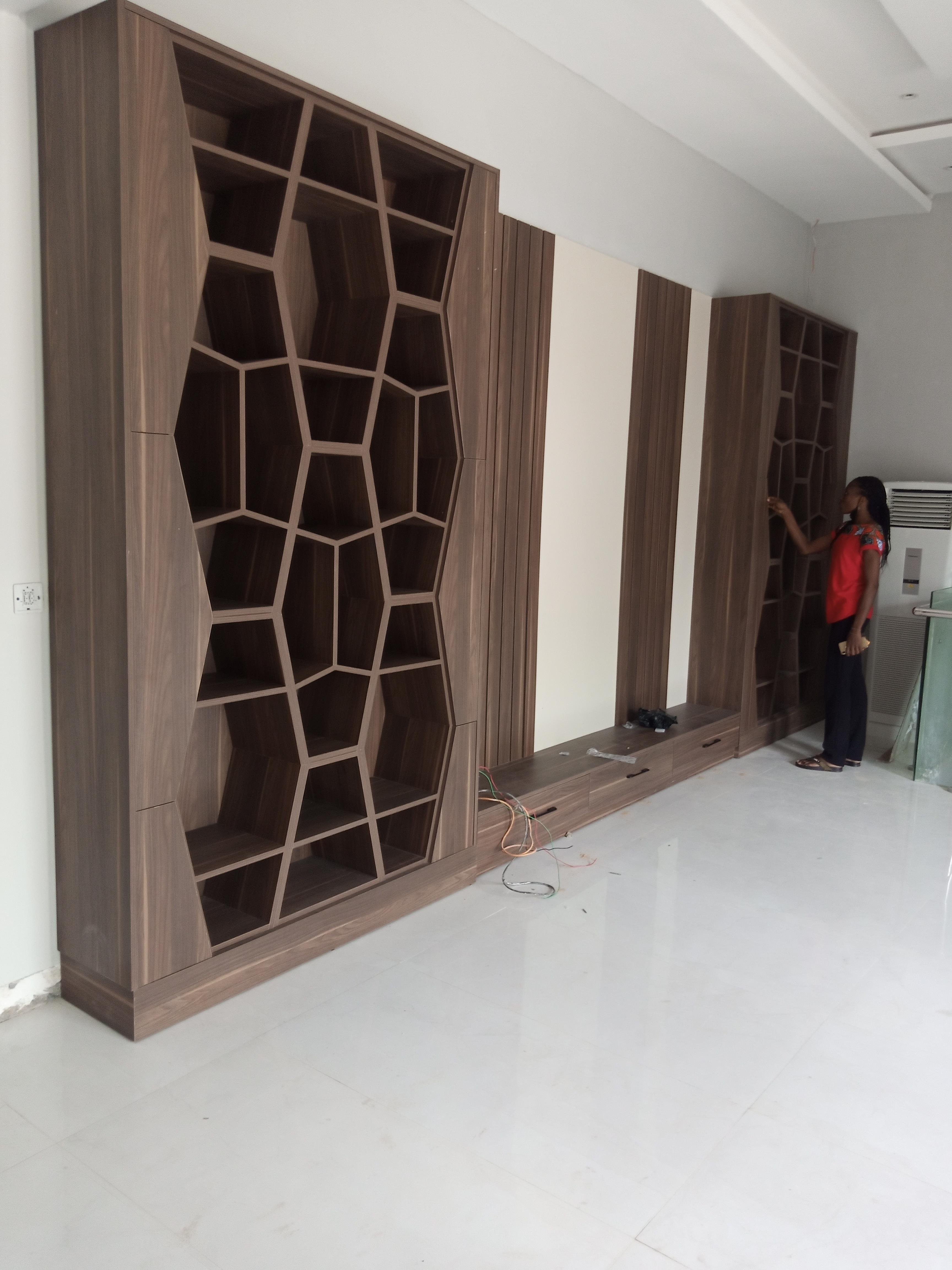 DECO ACCESSORY PARTITION & SHELF H:280x150 CM LENGTH