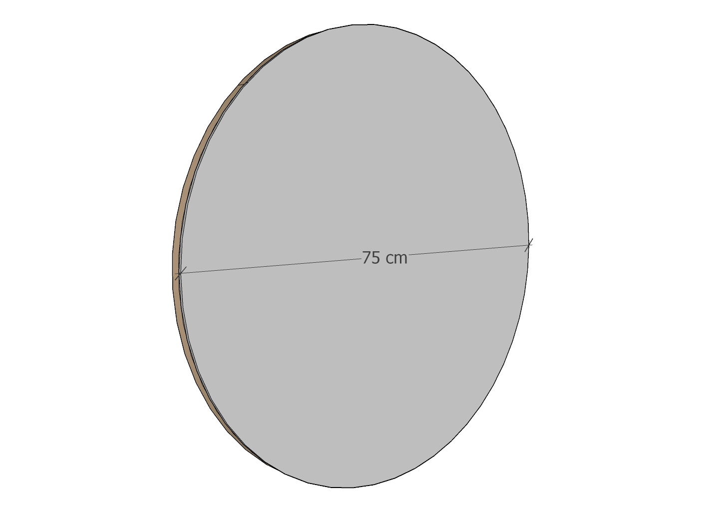 DECORATIVE ROUND MIRROR