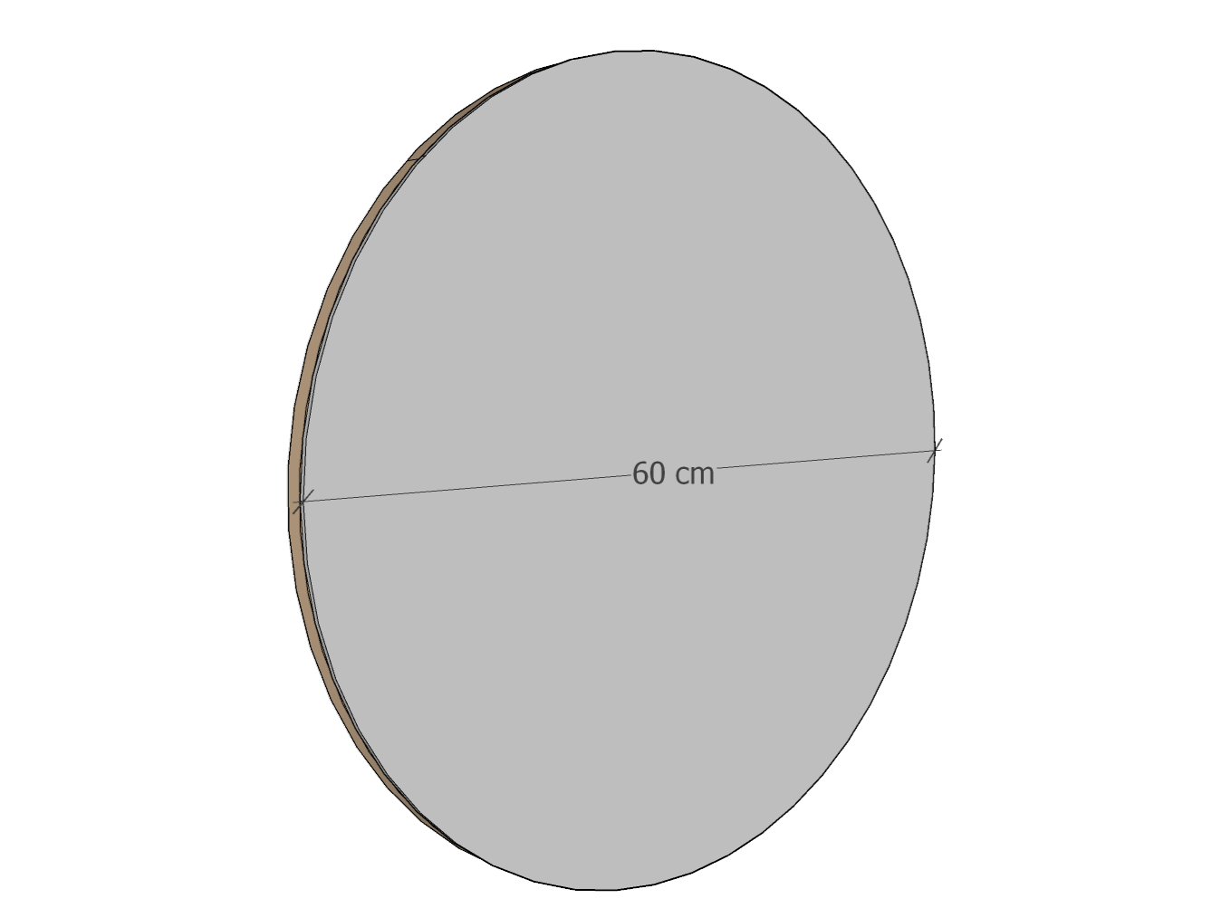 DECORATIVE ROUND MIRROR