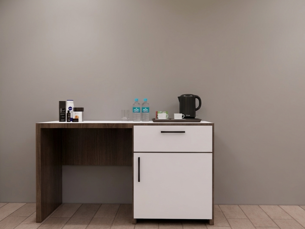 DEKA D HOTEL READING TABLE 140 DRW & REFR CAB DOOR