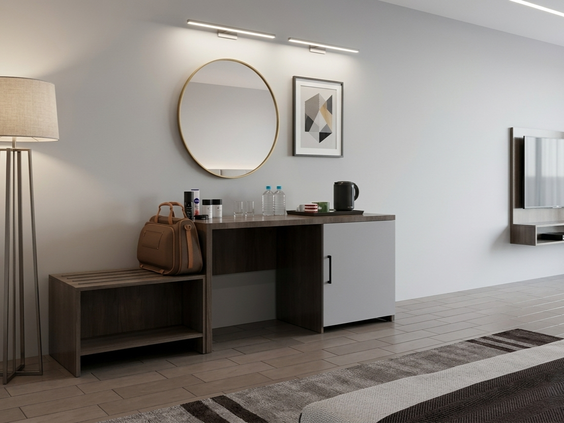 DEKA D HOTEL READING TABLE 140 & REFR CAB DOOR